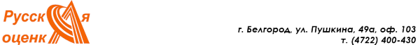 Логотип компании Русская оценка